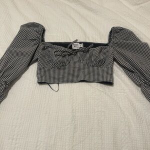 Princess Polly Gingham Crop Top